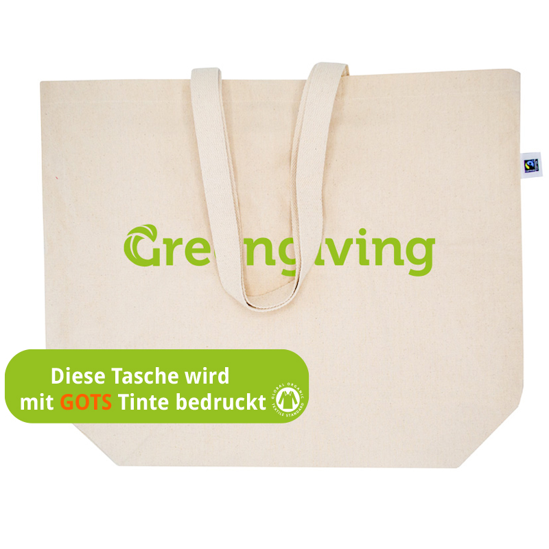 Big shopper ecru | Fairtrade